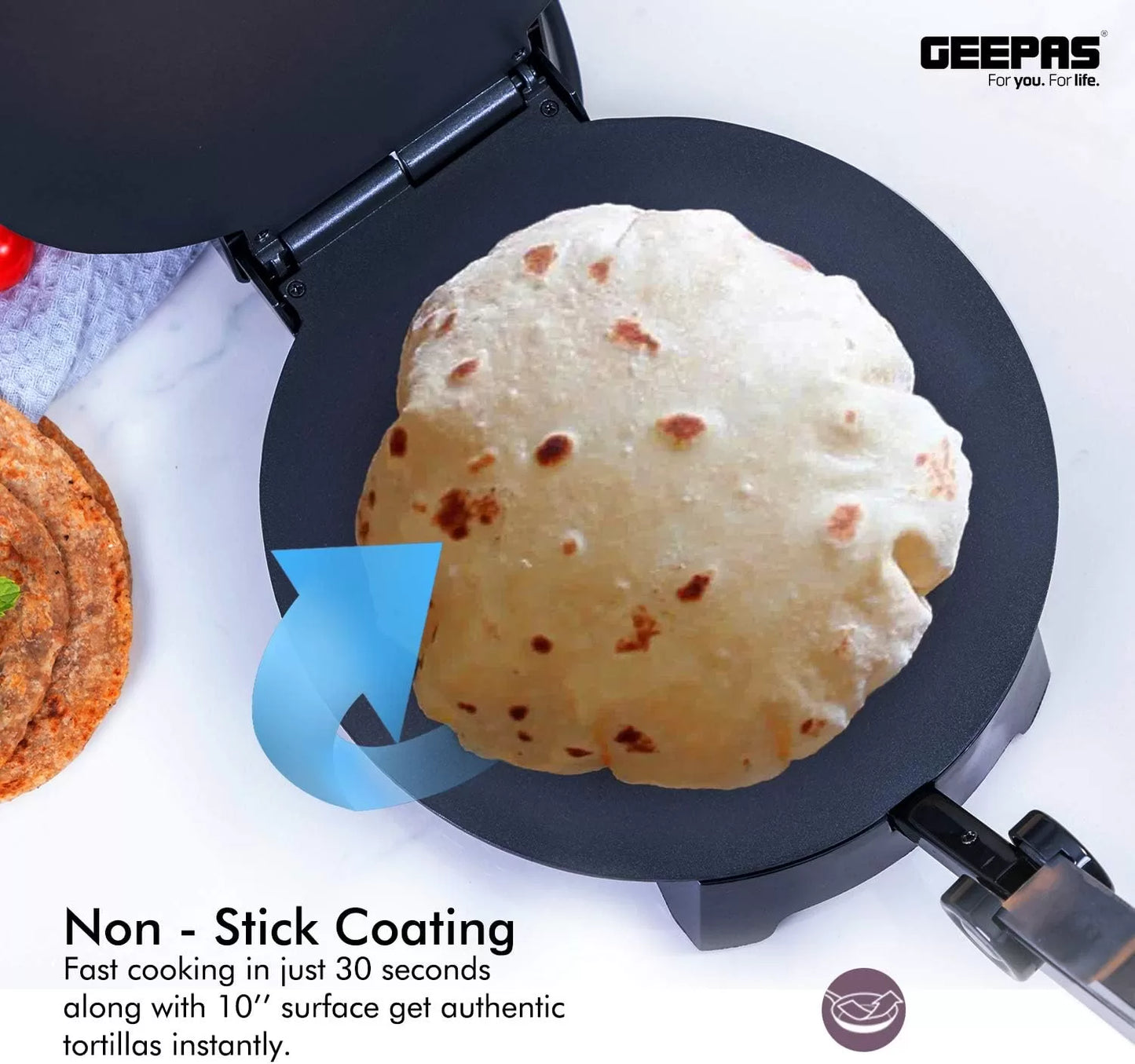 LAC Electric Non-Stick Roti & Chapati Maker