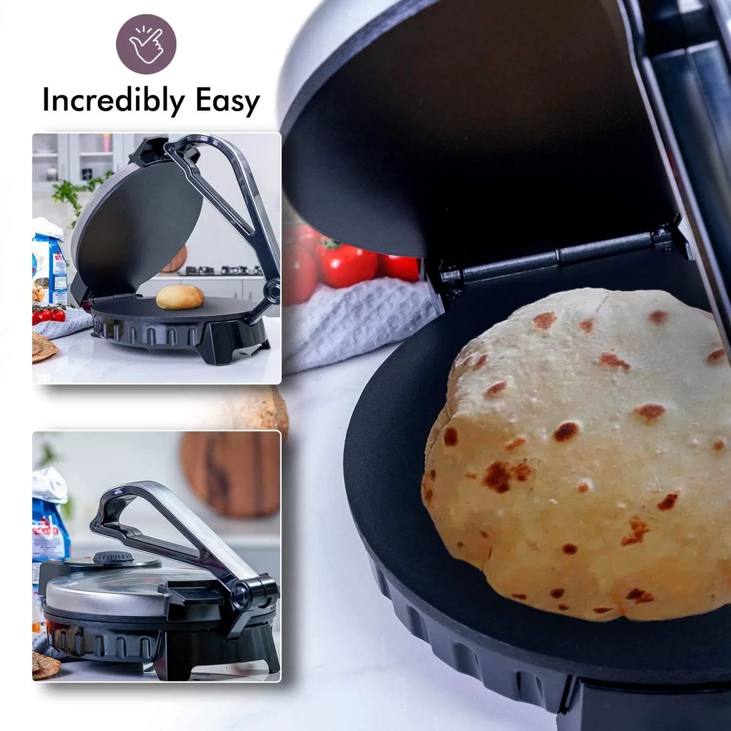 LAC Electric Non-Stick Roti & Chapati Maker