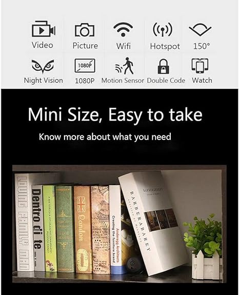 A9 Mini Wireless Security Camera | 1080P HD Night Vision Hidden Monitor