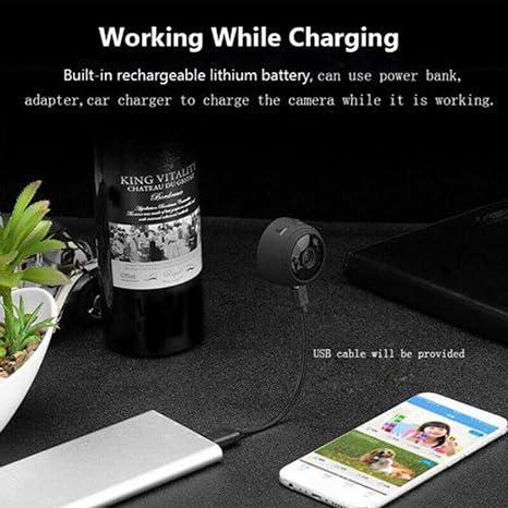 A9 Mini Wireless Security Camera | 1080P HD Night Vision Hidden Monitor