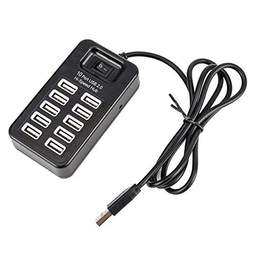 10-Port High-Speed USB Charging Hub