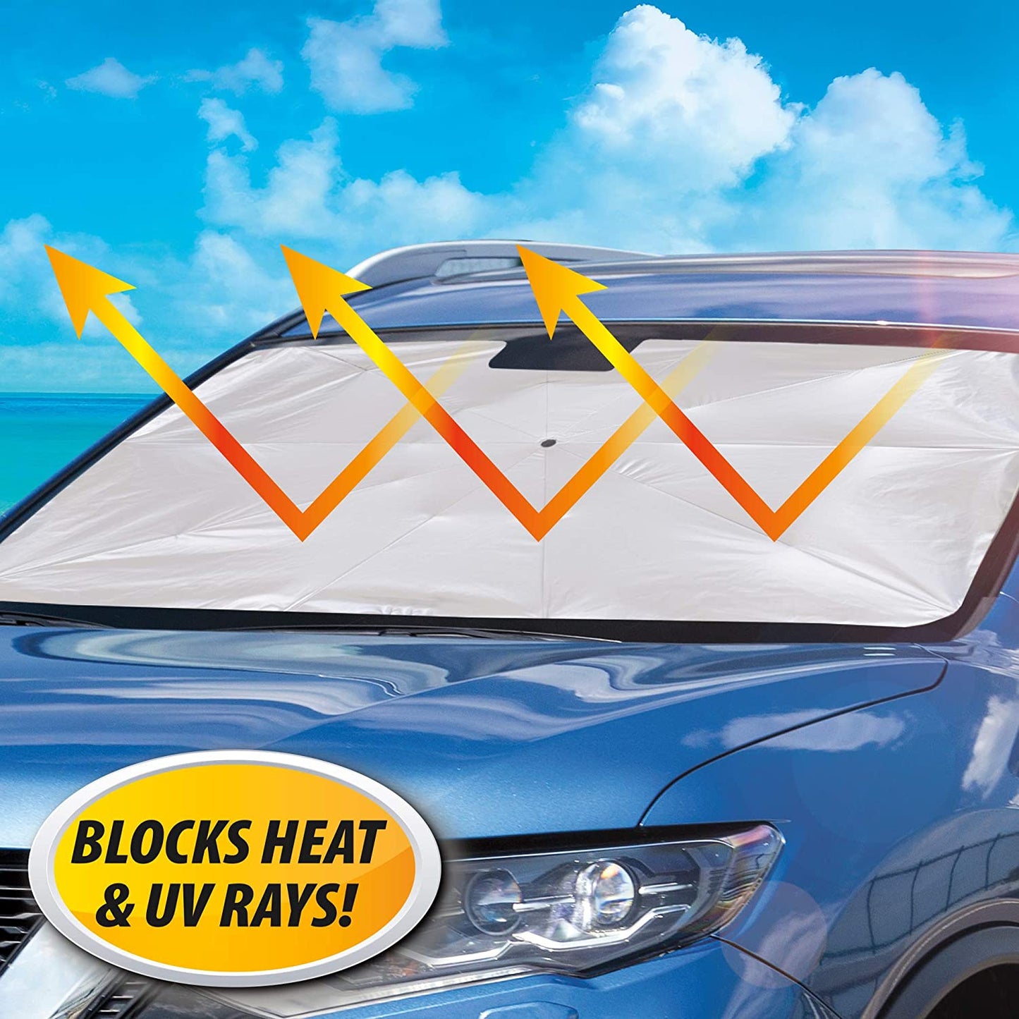 Premium Foldable Car Windshield Sun Shade