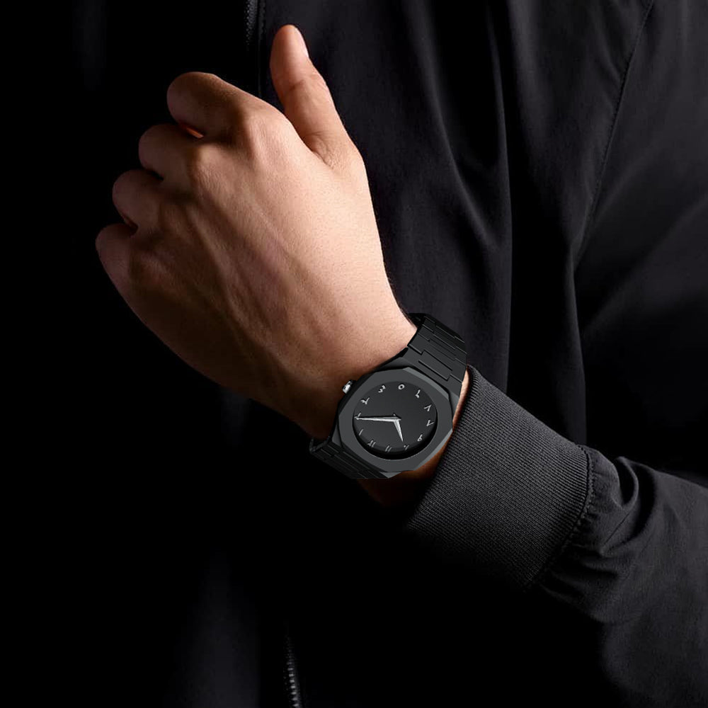Classic Arabic Calligraphy Stainless Steel Watch